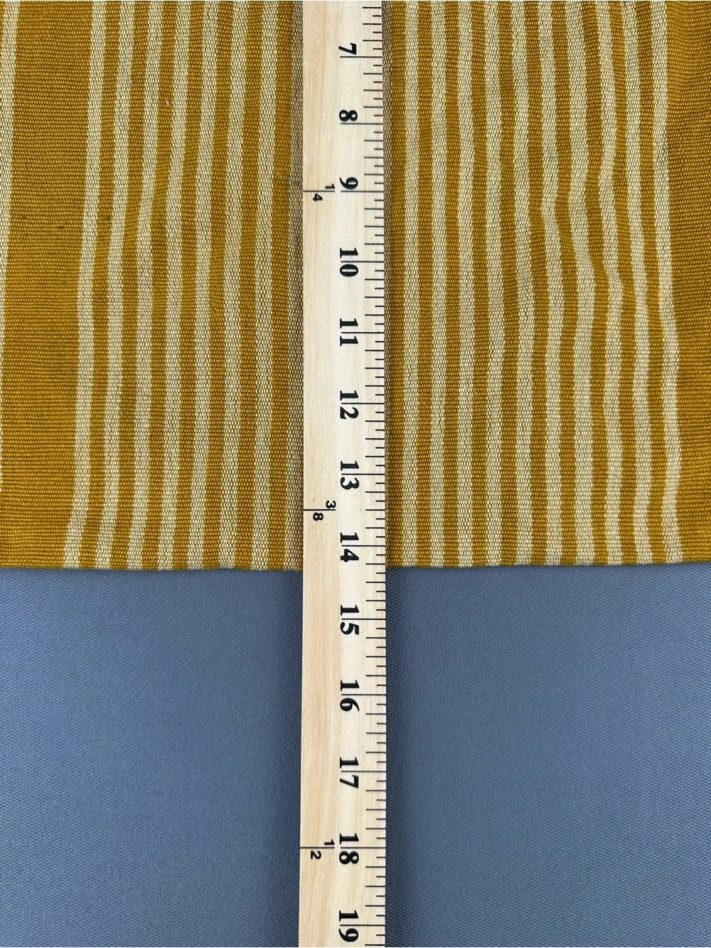 Mustard Yellow Striped Women’s Tote Bag 100% Cotton